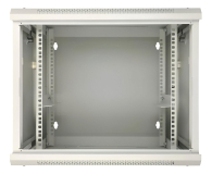Extralink Szafka wisząca rack 9U 600x600 szara dwusekcyjna EX.12950 - 1323253 - zdjęcie 1